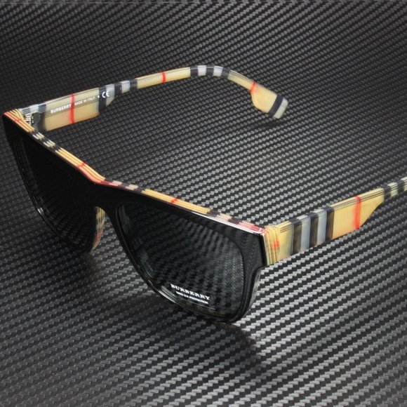 Burberry Black Men's Vintage Sunglasses NEW